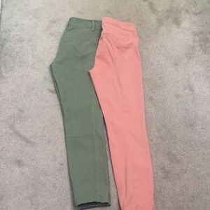 2 Loft ankle pants size 4 $15 for both